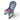 Child's Wicker Rocking Chair with Needlepoint Cushion with Pekingese Dog