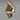 Sterling Silver Pave Set Gradient Green Cocktail Ring - Size 6