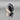 Sterling Silver Large Black Faceted Cocktail Ring - Size 8.25