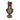 Louis XVI Style French Lyre Form Marble & Bronze Clock Signed Balthazar