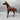 Leather-Wrapped Horse Figurine