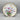 Porcelain Plate with Hand-Painted Flowers