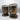 Pair Chinoiserie Style Toleware Cachepots