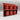 Antique English Red Toleware "Handy Spice Carrier" Spice Rack
