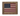 Vintage Framed United States Flag in Ornate Gold Frame
