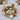 Bead Decorated Metal Napkin Rings - Set of Eight