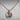 Vintage French Ermine with Crown Pendant Necklace
