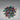 Vintage 1960s Trifari Renaissance Multicolored Glass Flower Pin