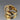 Vintage Vermeil Sterling Silver Ring with CZ and Sapphire Blue Stones - Size 8
