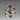 Sterling Silver Crossover Emerald Band Ring - Size 9