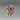 Vermeil Sterling Silver Ring with Pink Stones - Size 5