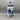 Chinese Blue and White Porcelain Lidded Jar with Landscape Decoration