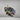 Sterling Silver Multicolored Gemstone Turtle Pendant