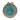 Round Framed Philadelphia Folk Festival Patch in Blue