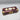 Vintage Chinese Wood Box with Hardstone Inlay and Brass Mounts