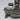 Antique Cast Iron Napoleon Double Inkstand