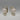 Vintage Sparkling Pave Crystal Ball Earrings