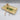 Signed Studio Pottery Asparagus Serving Tray with Wooden Tongs