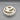 Camark Pottery White Glazed Flower Frog