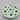 Matte Green Glazed Pottery Flower Frog