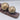 Antique Brass and Leather Horse Rump Sleigh Bells - Graduated Set of Four