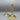 Pair Baldwin Brass Georgian Candlesticks