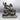 Vintage Spelter Statue of Hunter with Spear
