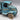 Antique Blue Arcade Cast Iron Mack Coal Dump Truck