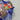 Vintage Cobalt Blue Murano Glass Tutti Frutti Bowl