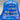 Vintage New York Telephone Company Bell System Cobalt Blue Glass Paperweight