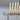 Mother of Pearl Handled Fruit Knives and Stand - Set of Six