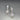 Sparkling Pear Shaped CZ Earrings with Halo Setting