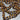 Hand Knotted Tiger's Eye Beaded Three Strand Necklace with 14K Clasp