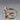 Vintage Vermeil Sterling Silver Split Band CZ Heart Ring - Size 10
