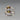 Vintage Sterling Silver Citrine Ring in Bow Shaped Design - Size 7.5