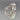 Sterling Silver Striking CZ Cocktail Ring - Size 8