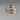 Vintage Sterling Silver Channel Set Ring - Size 8.25