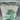 Staffordshire Style Green Transferware Chinese Porcelain Vase