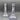 Pair Portuguese Blue and White Faience Candlesticks