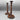 Pair Antique Mahogany Barley Twist Candlesticks