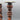 Pair Antique Mahogany Barley Twist Candlesticks