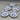 Meissen Porcelain Blue Onion (Zwiebelmuster) Fruit Bowls - Set of Five