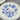 Pair Meissen Porcelain Blue Onion (Zwiebelmuster) Footed Trivets