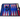 Vintage Backgammon Set - Red, White and Blue