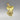 Vintage 14K Gold Pendant with Trillion Cut Green Stone