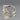 Vintage 14K White Gold CZ Crossover Design Ring - Size 7