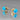 Le Vian 14K Gold Turquoise Stud Earrings
