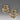 Vintage 14K Gold CZ Hoop Earrings