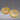 Vintage 14K Gold Disc Shaped Mother of Pearl Earrings with Filigree Patterns