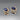 Vintage 14K Gold Lapis Lazuli Cabochon Earrings Bordered by Seed Pearls